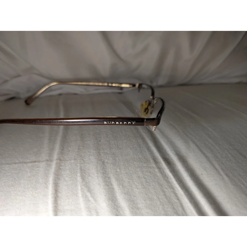 Burberry Eyeglasses B 1006 1012 Frames Only Half Rim Brown‎ Women 52-18-140